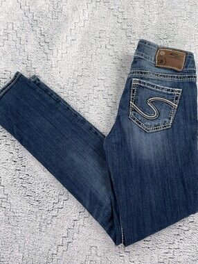 Silver Jeans Women's Dark Blue Jeans "Suki" Size 29